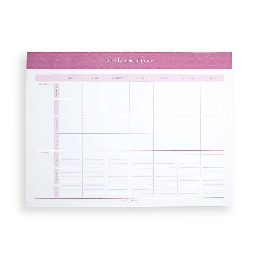 Weekly Meal Planner Notepad