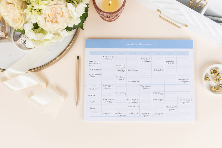 Weekly Family Planner Notepad