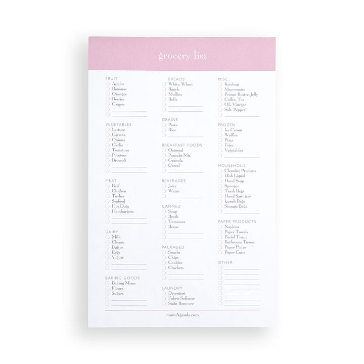 NEW Grocery List Pad | momAgenda